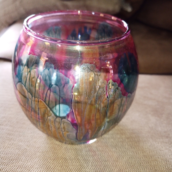 Accents Rueven Art Glass Candle Holder Poshmark